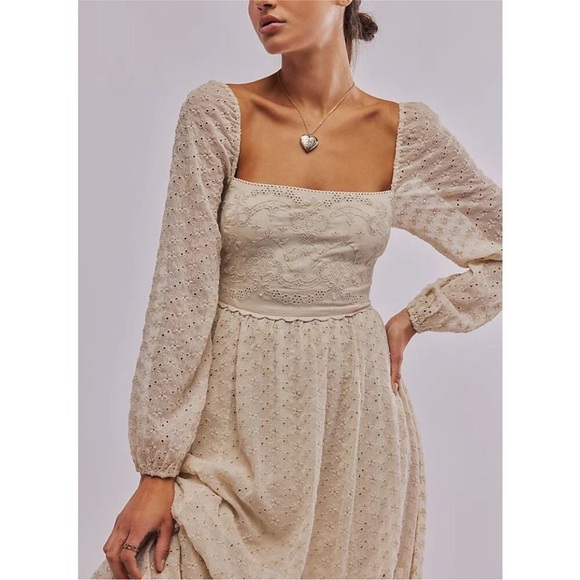 FREE PEOPLE Malina Maxi Dress / Tea - Picture 6 of 15